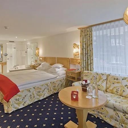 酒店 Walliserhof Grand-hotel & Relais & Chateaux 萨斯费
